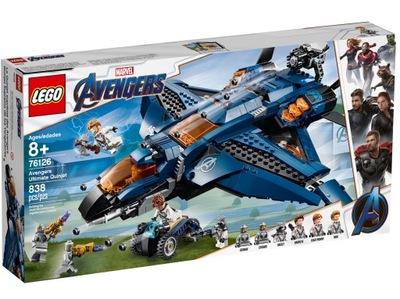 LEGO Avengers 76126 Wspaniały Quinjet Avengersów