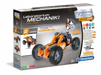 Clementoni laboratorium mechaniki łazik i quad 60954