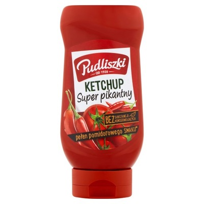 PUDLISZKI KETCHUP OGNISTY 480G