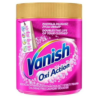 Odplamiacz do tkanin w proszku Vanish Oxi Action ZESTAW 2 X 470 g