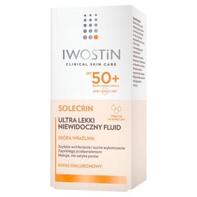 Iwostin Solecrin ultra lekki fluid SPF 50 40 ml