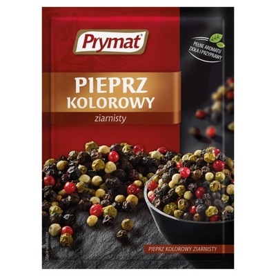 Pieprz kolorowy ziarnisty Prymat 15 g