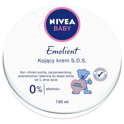 Nivea Baby Emolient kojący krem Sos 150ml