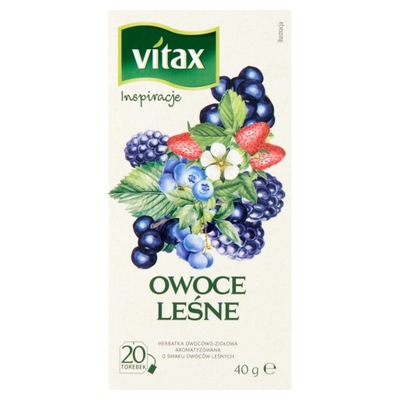 Vitax inspirations herbata owoce leśne 20 torebek