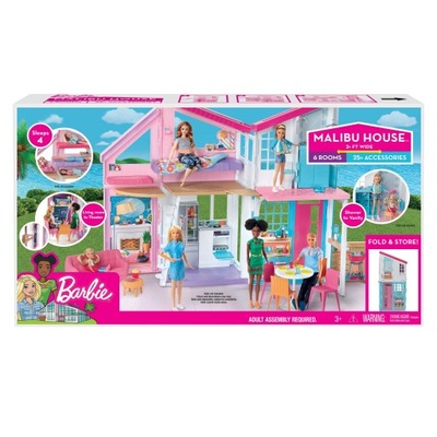 Barbie Domek Malibu FXG57