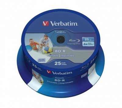 Płyta BDR Verbatim 43811 25GB; 25szt.; Cake