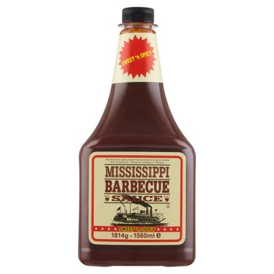 Sos BBQ Mississippi słodko-pikantny 1814g