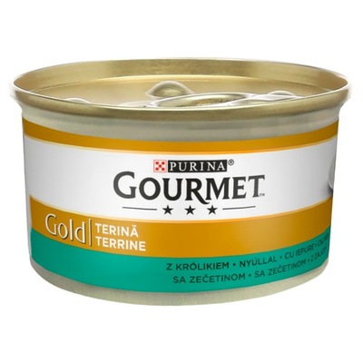 GOURMET GOLD kawałki królika w pasztecie 85g