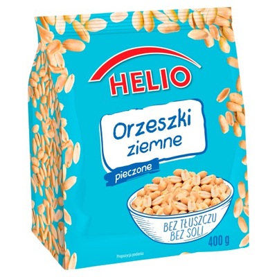 Helio orzeszki ziemne pieczone bez soli 400g