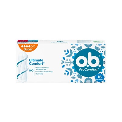 Johnson&Johnson Tampony O.B. ProComfort Super 16szt