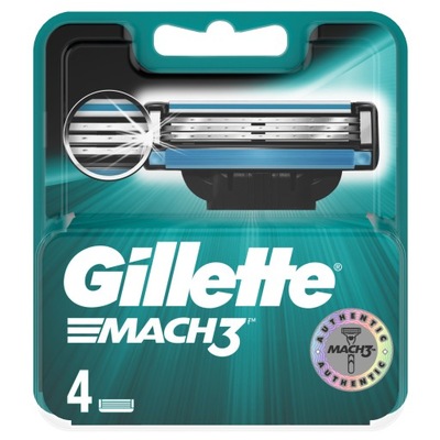 Wkłady do maszynek Gillette Mach3 Gillette 4 szt