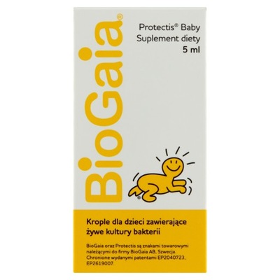 BioGaia krople 5 ml bezsmakowy