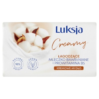 LUKSJA MYDŁO MYDEŁKO KOSTKA KREMOWE 100G