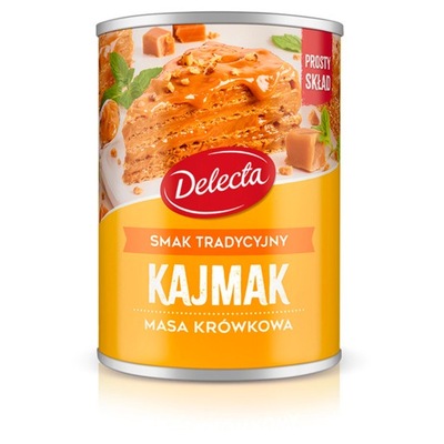 MASA KRÓWKOWA DELECTA KAJMAK TRADYCYJNY SMAK 400g