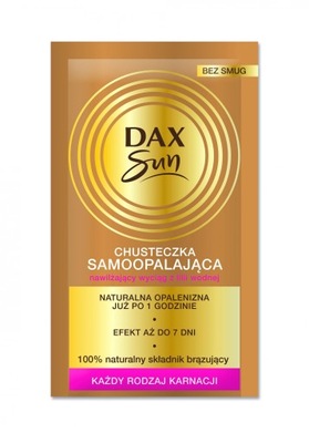 DAX SUN Chusteczka Samoopalająca Każda Karnacja