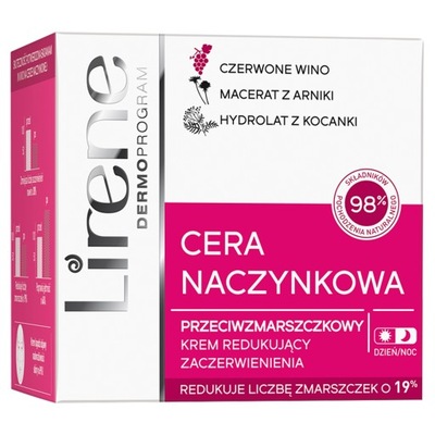 Lirene Cera Naczynkowa krem przeciwzmarszczkowy SPF 50ml