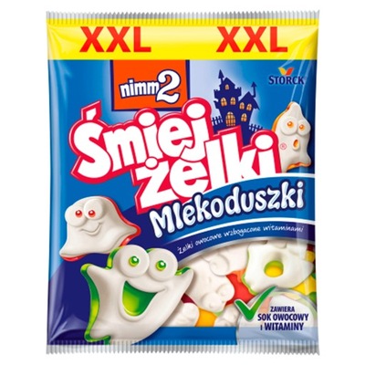 Żelki Nimm2 Śmiejżelki Mlekoduszki z Sokiem Owocowym i Witaminami 165g