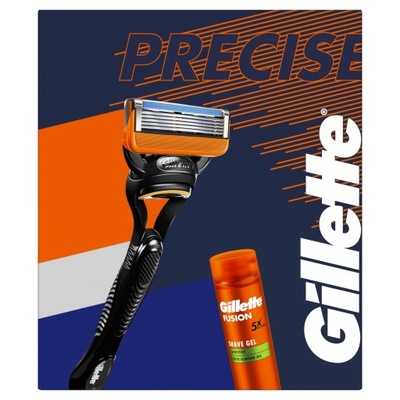 Zestaw Gillette: maszynka d/golenia Fusion + żel do golenia Fusion