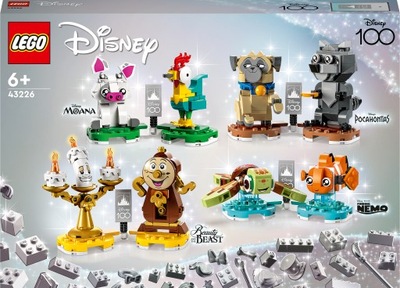 LEGO Disney 43226 Duety Disneya Piękna i Bestia Vaiana Nemo Pocahontas