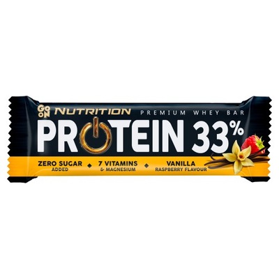 Go On Protein 33% wanilia malina baton białkowy