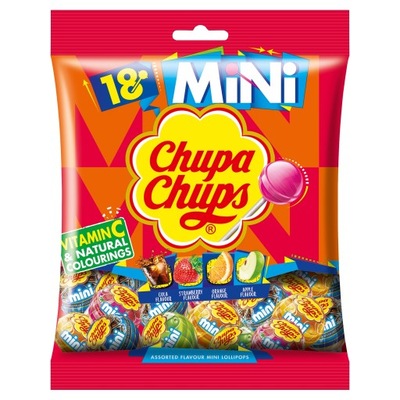 Lizak Chupa Chups 108 g Wieloowocowy Mini 18szt