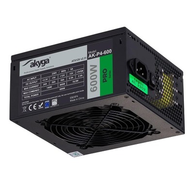 Zasilacz Akyga atx pro semi-modular 600w 600 W