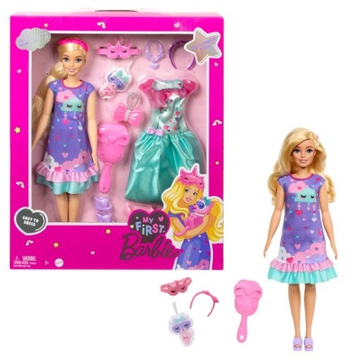 Mattel Moja Pierwsza Lalka Deluxe Blond HMM66 Dzień i Noc