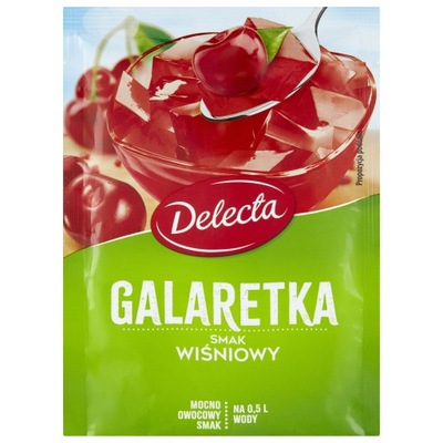 Galaretka wiśnia Delecta 70 g