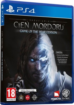 middle-earth: Shadow of Mordor PS4, GOTY