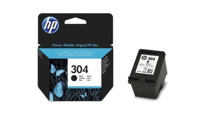 Tusz HP czarny HP 304, HP304=N9K06AE, 120 str.