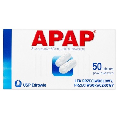 Apap 500 mg 50 tabletek