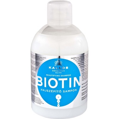 KALLOS Biotin Shampoo 1000ml - Odżywczy szampon
