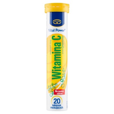 Witamina C Kruger Vital Power 84 g smak cytrynowy
