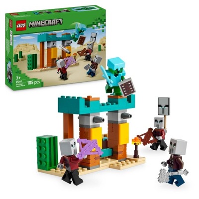 LEGO Minecraft 21267 Pustynny zegarek podstępnego