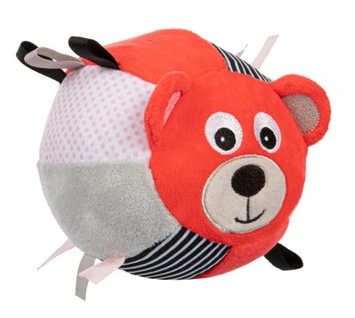 Pluszowa piłka sensoryczna Canpol Bears z dzwonkiem