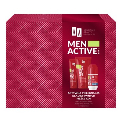 AA Men Active Care zestaw prezentowy