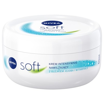 Krem nawilżający do twarzy Nivea Soft 50 ml