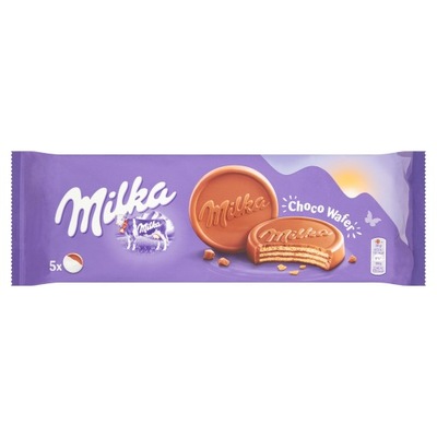 Milka Choco Wafer Oblátky s kakaovým krémom poliate mliečnou čokoládou 150 g