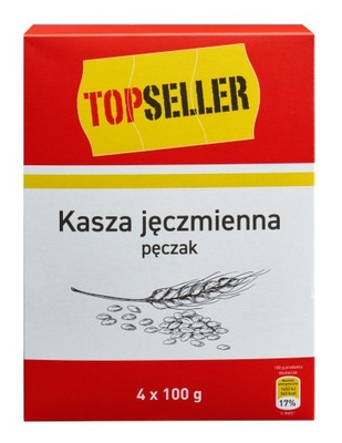 TOPSELLER Kasza jęczmienna pęczak 4x100g