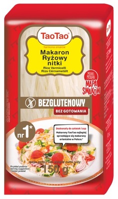 Makaron Ryżowy nitki Taotao 200 g