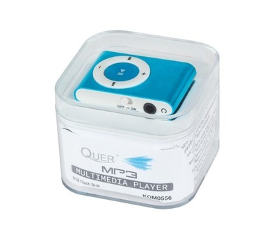 Odtwarzacz MP3 Quer z czytnikiem kart niebieski