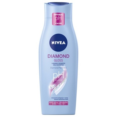 NIVEA Diamond Gloss Care Szampon pielęgnujący do włosów 400 ml