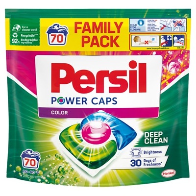 Persil Power Caps Kapsułki do Prania Koloru 70 prań