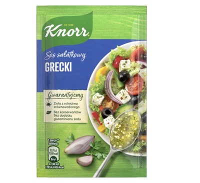 Knorr Sos sałatkowy grecki 9 g