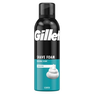 Gillette Sensitive Skin 200 ml pianka do golenia