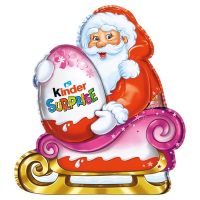 Kinder Niespodzianka Mikołaj Figurka pokryta mleczną czekoladą 75 g