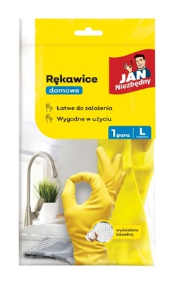 JAN NIEZBĘDNY RĘKAWICE LATEKSOWE DOMOWE L