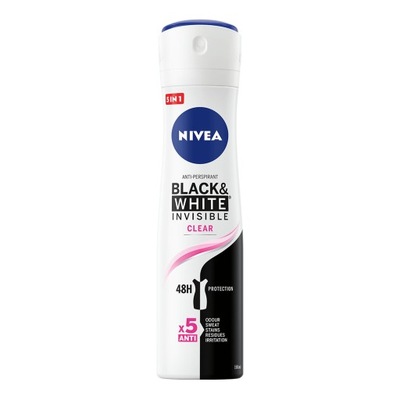 NIVEA Black&White Invisible Clear spray 150ml