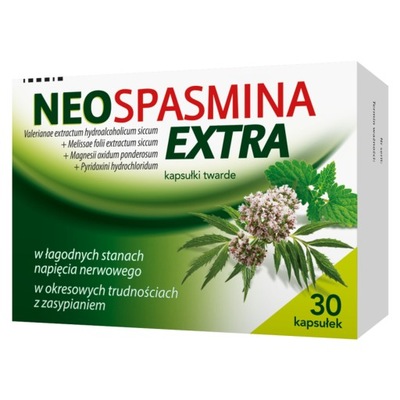 Neospasmina Extra (Extraspasmina), 30 kapsułek twardych, Polpharma