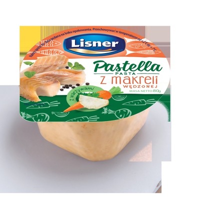 Lisner Pastella Pasta z makreli wędzonej 80 g